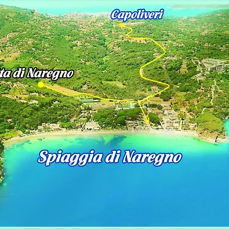 Graziosa Di Naregno A 400 Mt Dal Mare, Bel Giardino, Posto Auto E Aria Condizionata Tatil Evi